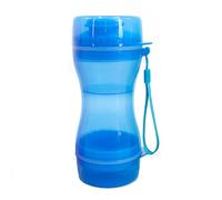 Botella de Agua para Perros con Contenedor de Comida, Gran Capacidad, Portable y Multifuncional - Diseño 2 en 1, Material Seguro, Ideal para Exteriores y Viajes