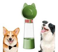 Botella de Agua para Perros de Viaje | Dispensador portátil 2 en 1 a Prueba de Fugas,Dispensador de Agua para Mascotas | para Paseos, Senderismo, Coche, Playa, Camping, alimentación, Parque, jardín