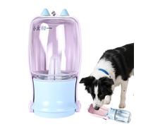 Botella de Agua para Perros Dispensador Agua Antiderrames con Correa 320 ml | Bebedero Viajero Para Mascotas Gato Cachorro Verano Aire Libre Paseo Senderismo Camping Entrenamiento Vacaciones