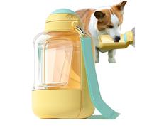 Botella de agua para perros - Dispensador de agua impermeable, gran capacidad | Botella portátil multifuncional, solución innovadora para dar agua a tu perro, práctica y fácil de transportar