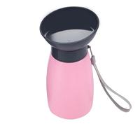 Botella de agua para perros | Dispensador de bebida PET a prueba de fugas de 600 ml con cuello oblicuo para perros y gatos | Contenedor de agua portátil para caminar, viajar, caminar, acampar, parque,