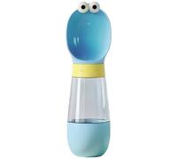 Botella de agua para perros, portátil para alimentadores de mascotas, dispensador, diseño de prueba de peso, diseño de dibujos animados, peso no bpa, 500 ml capacidad, PP Pc Material