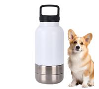 Botella de agua para perros, taza de bebida para cachorros, dispensador de hidratación para mascotas, 1520ml de capacidad, tazón desprendible, diseño a prueba de fugas, Easy Carry, Uso de una mano