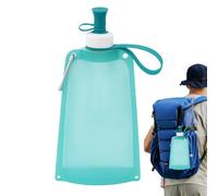 Botella de agua plegable - flexible para beber, de hidratación de gran capacidad de 550 ml | Contenedor de agua reutilizable para viajes, correr, viajar, deportes, senderismo, aventuras al