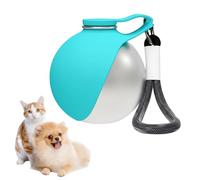 Botella de Agua portátil para Mascotas, compacta de Acero Inoxidable para Perros, Bebedero de Viaje a Prueba de Fugas para Gatos con Cuenco de Silicona Plegable para Paseos y Caminatas al Aire Libre