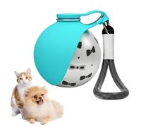 Botella de Agua portátil para Mascotas, compacta de Acero Inoxidable para Perros, Bebedero de Viaje a Prueba de Fugas para Gatos con Cuenco de Silicona Plegable para Paseos y Caminatas al Aire Libre