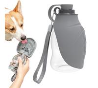 Botella de Agua portátil para Perros, dispensador de Agua Plegable y a Prueba de Fugas para Mascotas, Mini Bebedero para Perros Ideal para Viajes, Senderismo y Paseos