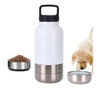 Botella De Agua Portátil Para Perros - Rotura De Consumo De Perros A Prueba De Fugas, Hidratación De Cachorro De 1520 Ml | Desmontable Bowl Travel Companion Senderismo Camping Walking Beach Apart