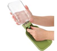 Botella de Agua Portátil para Perros | Vaso Bebedero Antiderrames 550ml | Botella de Agua Portátil Canina con Correa - para Viajes Senderismo Camping Patio Jardín Playa