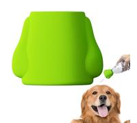 Botella de agua portátil Protector de ducha - Enjuague para mascotas, cabezal de ducha de viaje | Herramienta de fijación de spray de silicona, deliciosa tapa de botella de agua para perros, baño