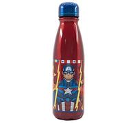 Botella de agua reutilizable de aluminio infantil de 600 ml de Los Vengadores - Marvel