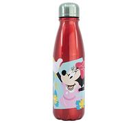 Botella de agua reutilizable de aluminio infantil de 600 ml de Minnie Mouse