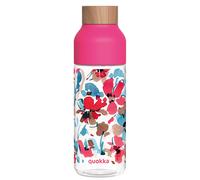 Botella de agua reutilizable Ice de 720 ml con tapa de madera y estampado floral
