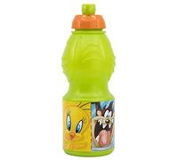 BOTELLA DE AGUA REUTILIZABLE SPORT INFANTIL DE 400 ML | LOONEY TUNES HEROES