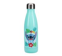 Botella de agua Stitch - Producto oficial Disney, botella de metal a prueba de fugas para bebidas frías y calientes, regalo para fans de Stitch 460ml (15 oz)