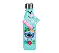 Botella de agua Stitch - Producto oficial Disney, botella de metal a prueba de fugas para bebidas frías y calientes, regalo para fans de Stitch 460ml (15 oz)