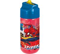 Botella de agua Tataway Spiderman de 430 ml en Ecozen, botella reutilizable para niños, sin BPA, ligera y duradera, ideal para la escuela, los deportes y el ocio