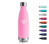 Botella de Agua Termica 500ml, Botella Agua Acero Inoxidable sin BPA, Termo Reutilizable con Doble Pared, Cantimplora A Prueba de Fugas, Escuela, Oficina, Gimnasio, Deporte