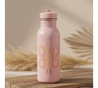 Trixie - Botella para niños de acero inoxidable, 500 ml, Mrs. Mariposa
