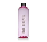 Botella de Agua Versa Rosa 1,5 L Acrílico Acero Poliestireno 9 x 29 x 9 cm
