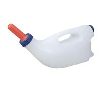 Botella de alimentación animal Botellas de leche de ganado Botellas prácticas para botellas de ternera de ganado lisas con control de ríos