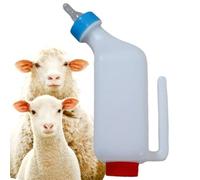 Botella De Alimentación - Botella De Leche De Cordero | Botella De Cordero Cubo De Leche, Alimentador De Leche Colgable Con Escala Clara, Botella De Cabra De Pezón De Cachorro