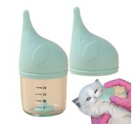 Botella de alimentación de gatitos, botella de gatito - Lindas botellas de agua para gatito,Pequeño alimentador de cachorros, pezones de alimentación de mascotas anti-ascendencia, suministros de riego