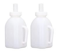 Botella de alimentación de terneros 1 L CAPACIDAD DURA Fácil limpieza Alimentador de leche de ternero con chaquetería desmontable para terneros y corderos en la granja plástica