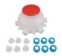 Botella de Alimentación para Corderos, Plástico PC, Boca Redonda, Fácil de Limpiar, Capaz para Cerdos y Corderos - Diseño Seguro y Portátil, Ideal para Crianza de Ganado
