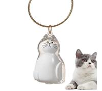 Botella de almacenamiento de recuerdos para mascotas, contenedor de almacenamiento pequeño portátil transparente, contenedor de memoria de pelo de gato con diseño duradero, viaje compacto para coche
