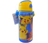 Botella De Aluminio 600Ml Con Pajita Y Nombre Para Niños Termica