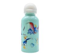 Botella de Aluminio Disney 100 Aniversario para Niños Cantimplora Infantil Stitch, Pato Donald, Dumbo, Campanilla, Mickey, Simba, Nemo Botella de Agua Reutilizable 400ml | Producto Oficial