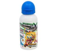 Botella de Aluminio Infantil Italian Brainrot 400 ml | Personajes Bombardiro Crocodillo, Capuchimo Assassino, Tung Tung Tung Sahur, Ballerina Cappuccina y Tralalero Tralala | Tapón de Seguridad