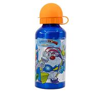 Botella de aluminio para niños - cantimplora infantil - botella de agua reutilizable de 400 ml de Superthings
