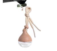 Botella de ambientador de coche vacía, colgante de botella de de perfume, diseño de gota de agua transparente, fragancia de larga duración y alta dureza para el parto