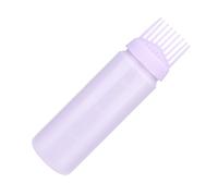 Botella de aplicación de capilar, botella vacía portátil para peine de cuero cabelludo, herramienta de belleza de control preciso para champú seco, acondicionador y crema hidratante
