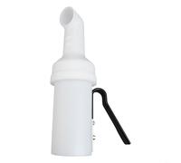 Botella de arena de golf con soporte para carrito de golf, botella de repuesto de arena de plástico para mantenimiento eficiente de arena de bunker en campos de golf (blanco)