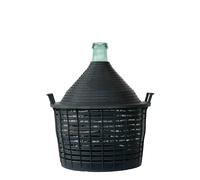 Botella de balón de 20 l, cuello estrecho, vidrio, boca: tapa de solapa
