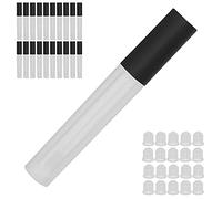 Botella de Bálsamo Labial Vacía, Contenedores de Brillo de Labios Transparentes DIY para Evitar Residuos para Viajes de Negocios para Viajes para Actividades en Interiores para Actividades