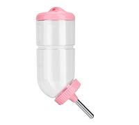 Botella de Bebedor de Conejos, Alimentador de Beber Agua de Gran Capacidad con Diseño de Perchas de Resorte para Gerbils de Rata de Hámster, Evita el Derrame de Agua en Jaulas o