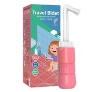 Botella de bidé de viaje, pulverizador de bidé portátil, botella de spray portátil de 300 ml, botella perineal, bidé recargable para el hogar, viajes, al aire libre,