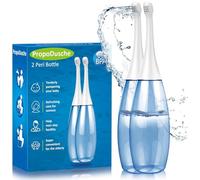 Botella de bidé portátil, paquete de 2, botella de limpieza posparto de 450 ml con boquilla en ángulo, botella de cuidado personal para embarazo, recuperación después del parto, viajes e higiene