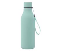 Botella de boca pequeña de acero inoxidable de 550 ml, para deportes al aire libre, portátil, aislada, de mano, para coche, fácil de limpiar, botella aislada de agua para viajes, camping
