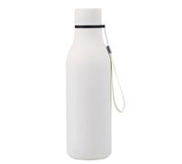 Botella de boca pequeña de acero inoxidable de 550 ml, para deportes al aire libre, portátil, aislada, de mano, para coche, fácil de limpiar, botella aislada de agua para viajes, camping