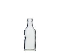 Botella de bolsillo de 40 ml, rectangular, boca: PP 22