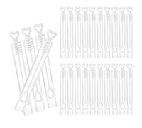 Botella de Burbujas en Forma de corazón - Paquete de 24 Botellas de Burbujas de Tubo de ensayo de Amor, Recuerdos de de Boda, contenedor de en Forma de corazón invitado