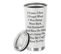 Botella De Café Con Tapa - Taza De Café De Viaje 20 Oz Ven, Mira, Olvídate De Lo Que Estabas Haciendo Taza De Café Con Tapa Taza Térmica Taza De Café De Acero Inoxidable