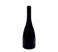 Botella de cerveza/espumoso 'Tosca' de 750 ml, vidrio, verde antiguo, boca: tapón corona
