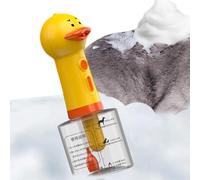 Botella de champú de espuma para perros - Champú de baño para mascotas, pulverizador de espuma recargable, suministros de lavado de ducha para mascotas para gatos y perros, accesorios de aseo