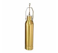Botella de Cobre de 500 ml para la Recogida de muestras de Aceite con Cuerda de 15 m: un Recipiente para la Recogida de muestras de combustibles para el procesamiento petroquímico y del petr